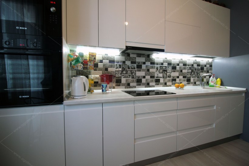 Кухонные фасады с фрезерованной ручкой