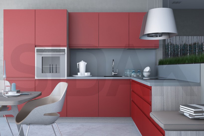 Фасады Сидак с интегрированной ручкой