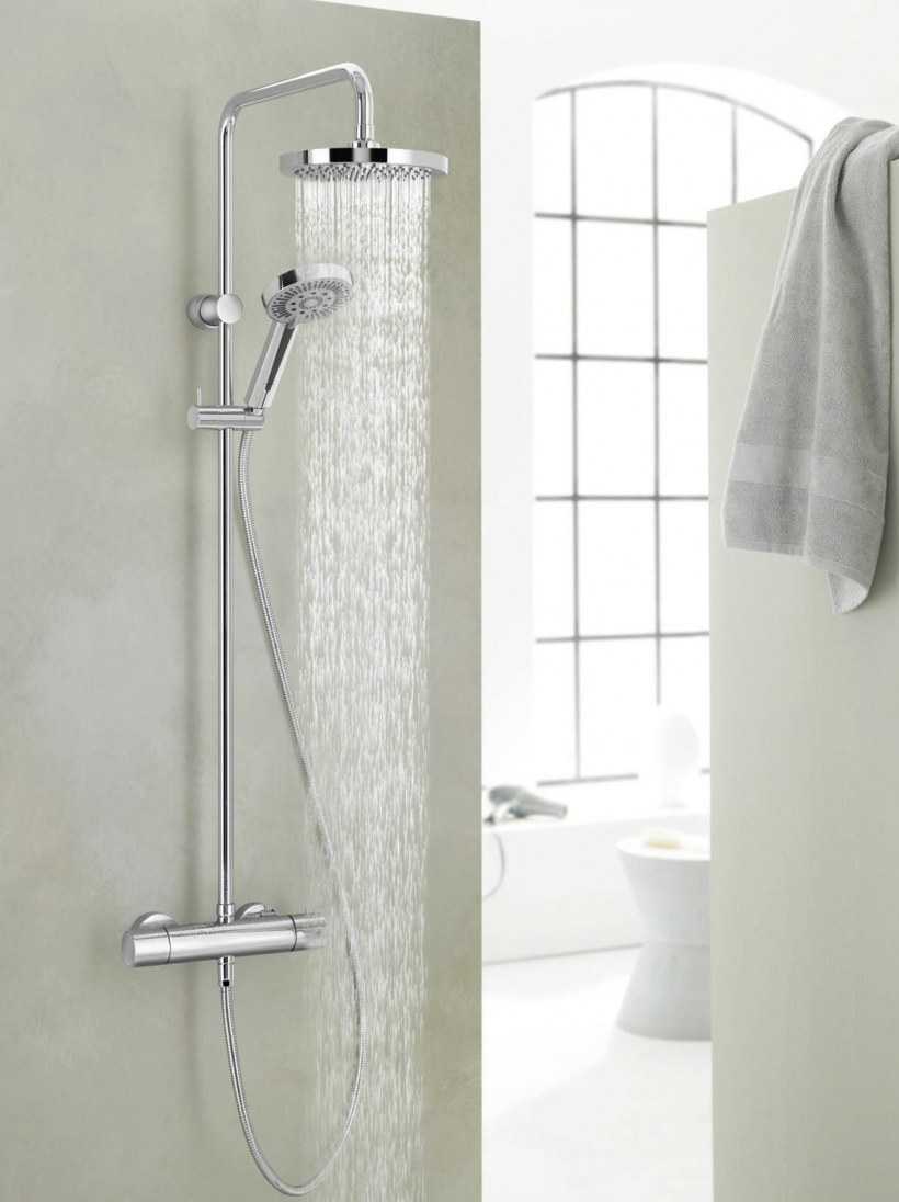 Душевая стойка Kludi Zenta Dual Shower System 6609005-00