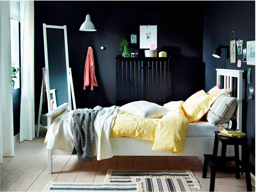 Кровать ikea ХЕМНЭС белый