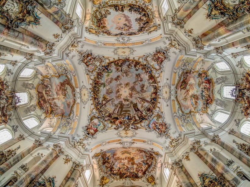 . Церковь в стиле Барокко-рококо в Германии