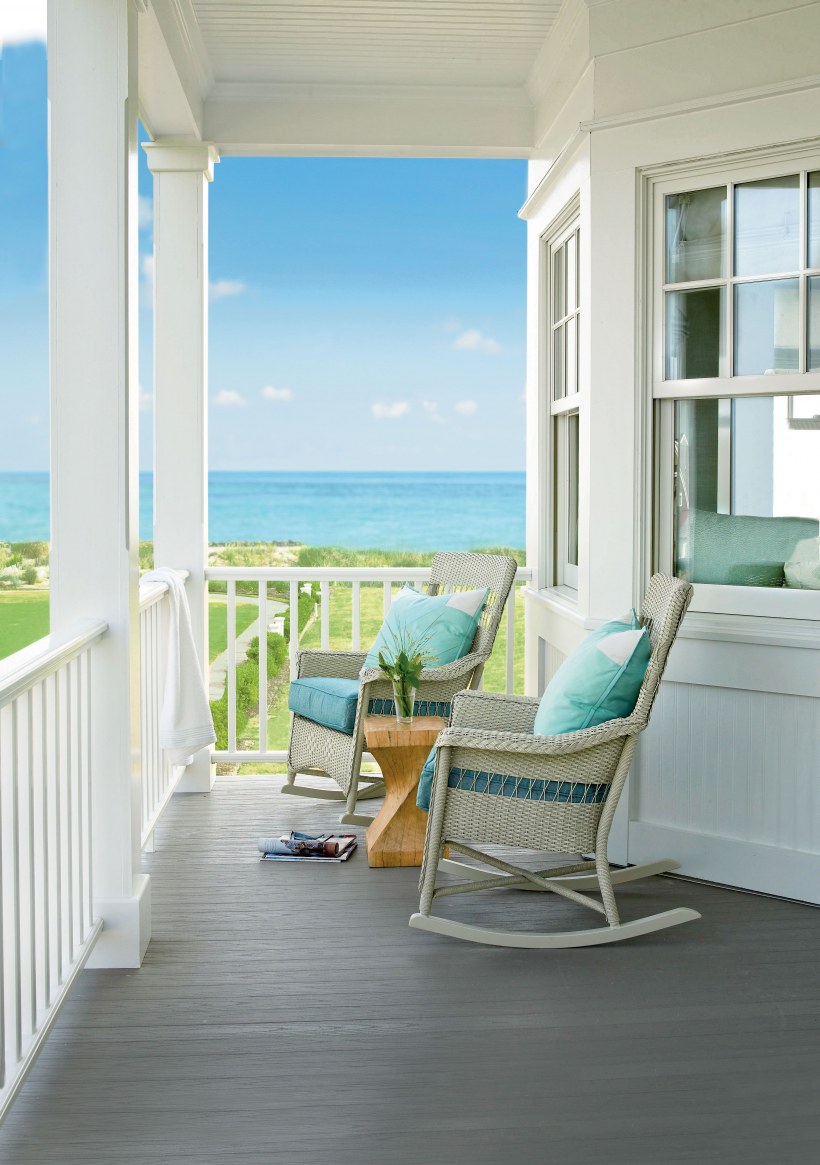 Интерьер балкона