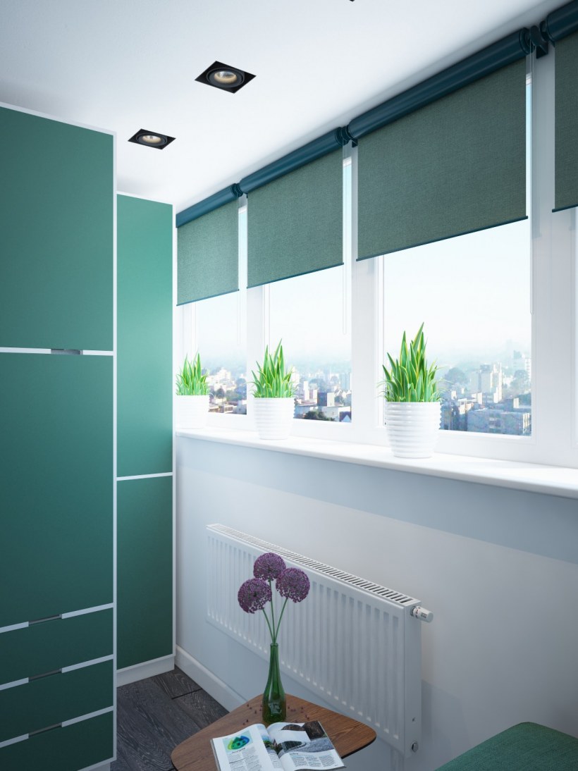 Лоджия в средиземноморском стиле