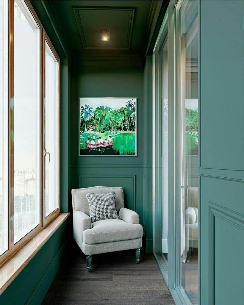 Интерьер лоджии