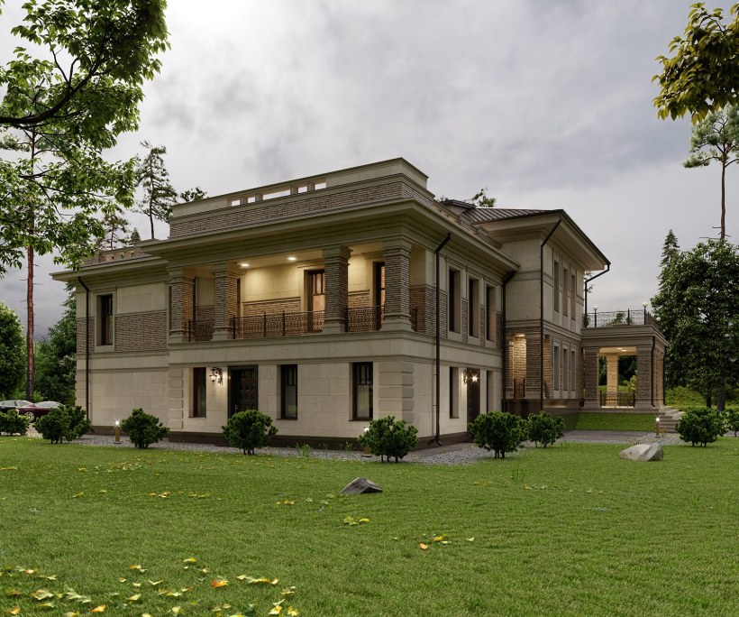 Дом в стиле Нео класицизм