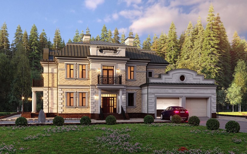 Коттедж в георгианском (английском ) стиле