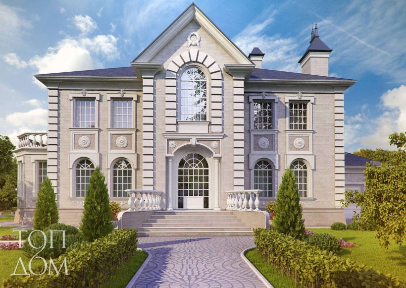ТОПДОМ экстерьер неоклассический
