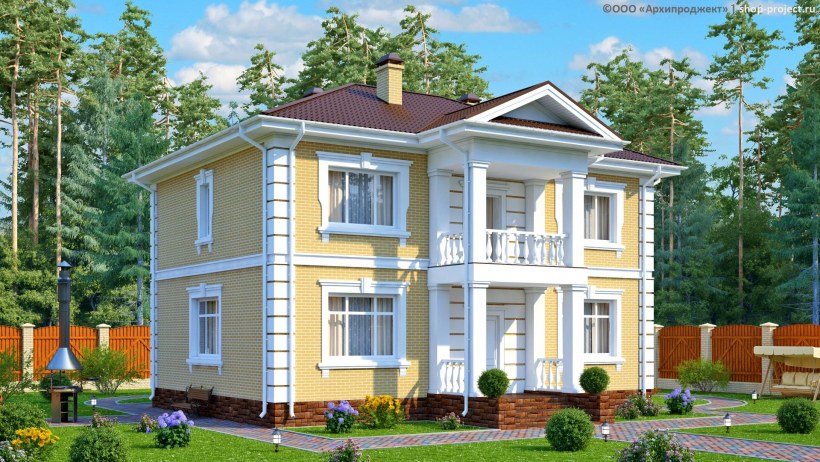 Проект особняка э. Шавиера