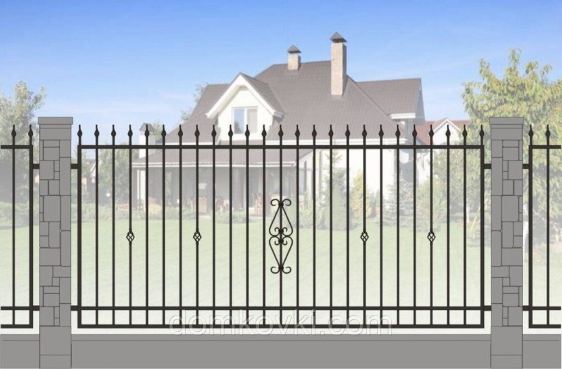 Кованый забор