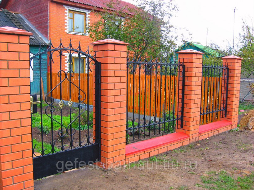 Фасадный забор