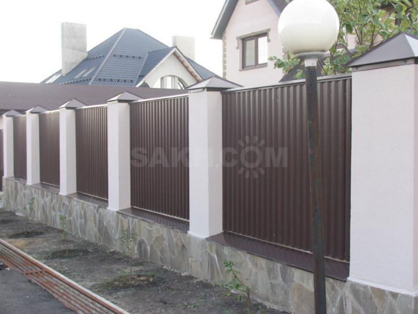 Забор профлист МП 35