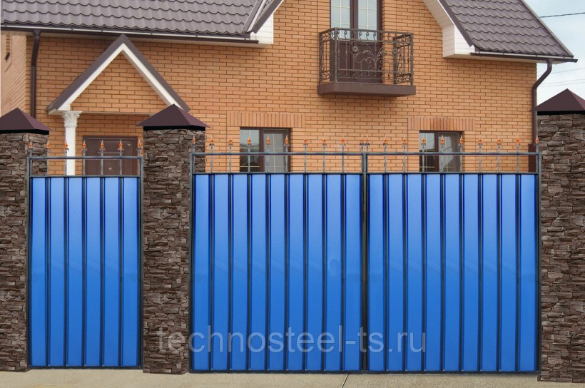 Профлист с20 на ворота