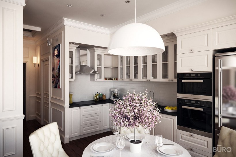 Кухня в стиле американская классика