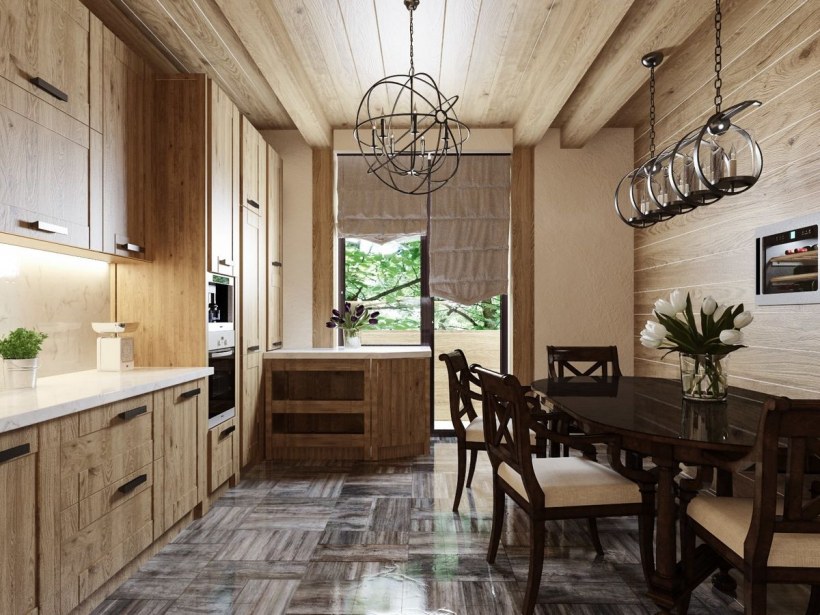 Загородный дом интерьер