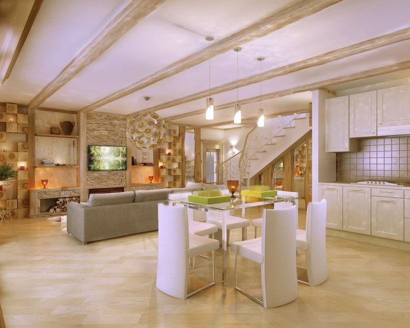 Современный дом в эко стиле