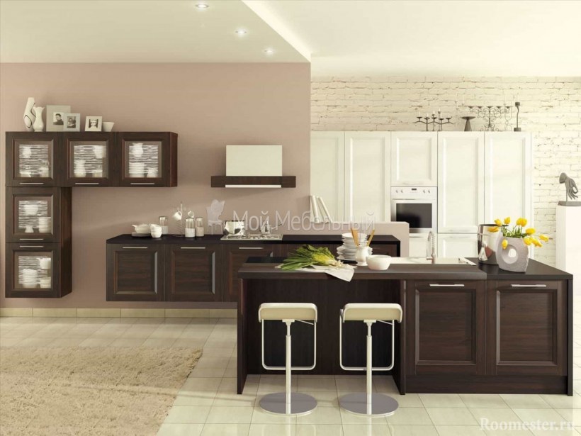 Кухни венге Модерн
