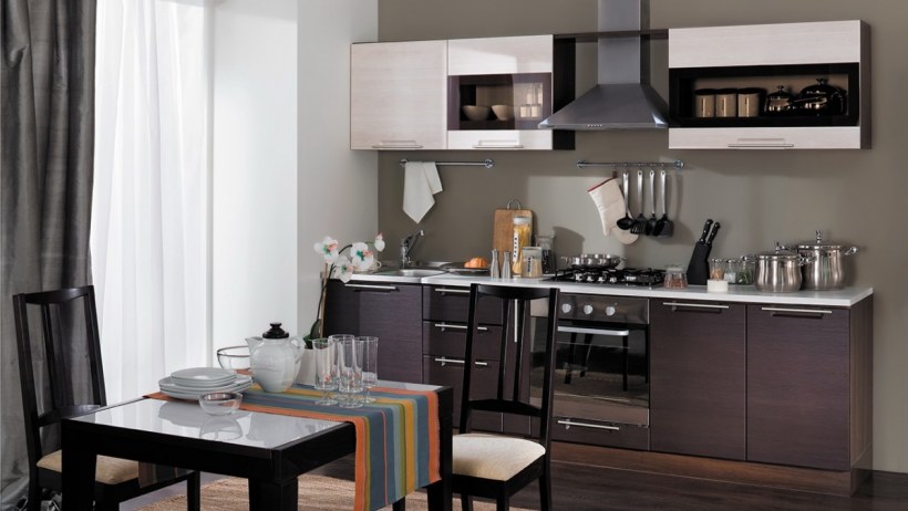 Кухня Терра Глосс капучино