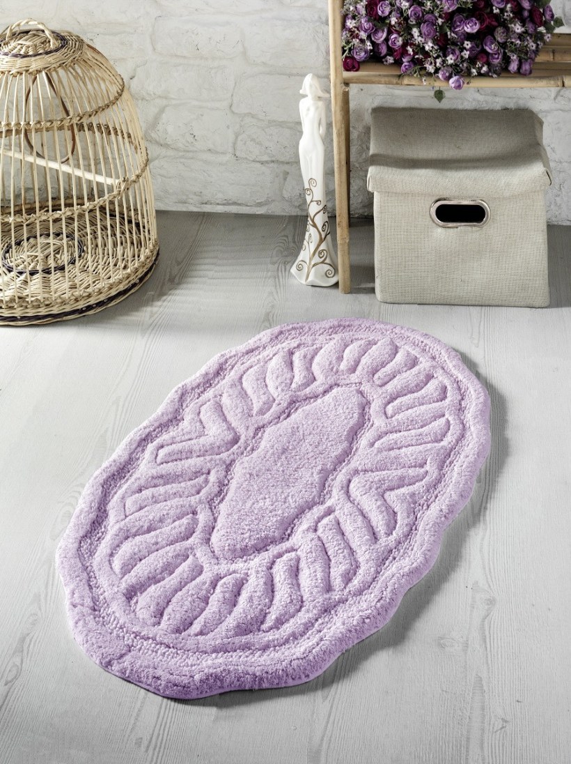 Коврик для ванной "Modalin" овальная Vera 50x80 см 1/1