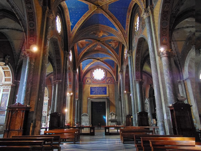 Санта Мария Сопра Минерва Италия колоннада