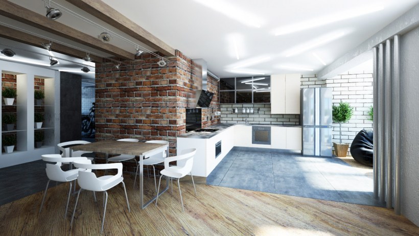 Потолок лофт