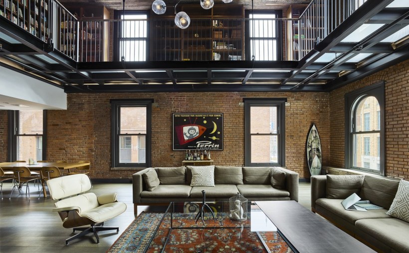 Пентхаус в Нью-Йорке лофт