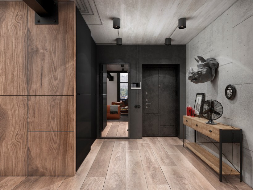 Лофт прихожая 2020