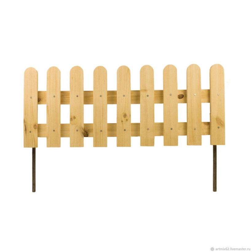 Забор декоративный деревянный