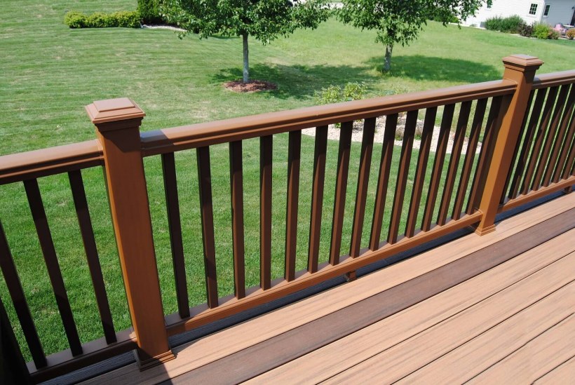 Перила ДПК 50х50