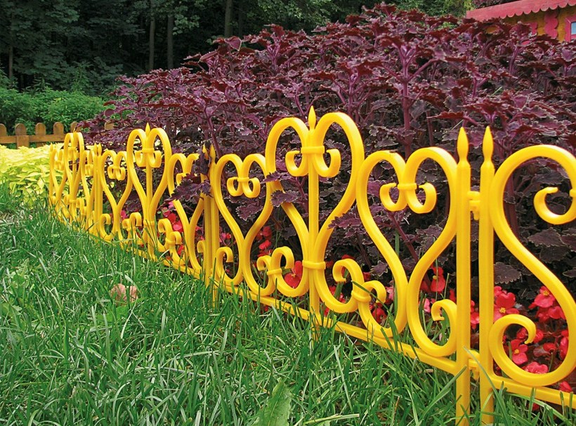 Декоративное ограждение «ажурное» (0,25 × 3 м, чёрный)