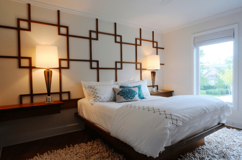 Декор прикроватной стены