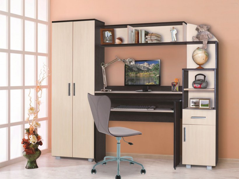 Детская Парус 1 венге/дуб молочный