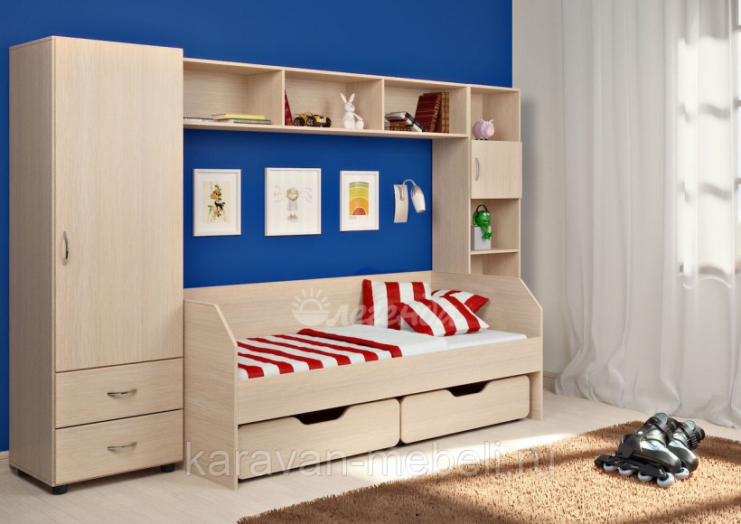 Детская стенка с кроватью