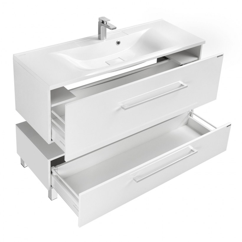 Мадрид 120м тумба-умывальник 2 ящика Акватон