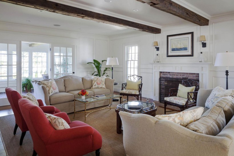 Американский дом внутри интерьер