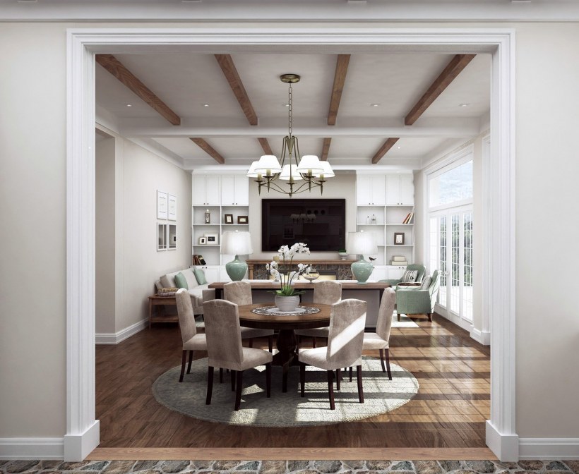 Американский дом интерьер