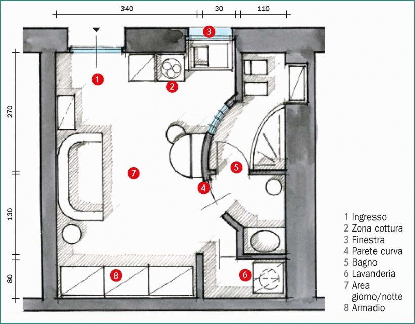Планировка небольшого магазина
