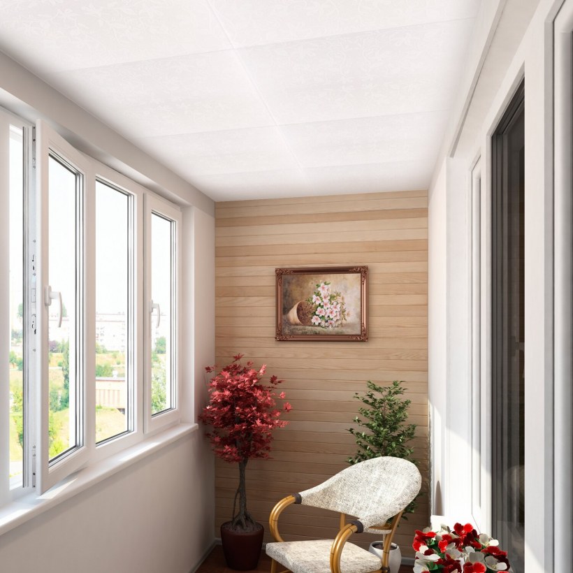 Внутренняя отделка балкона