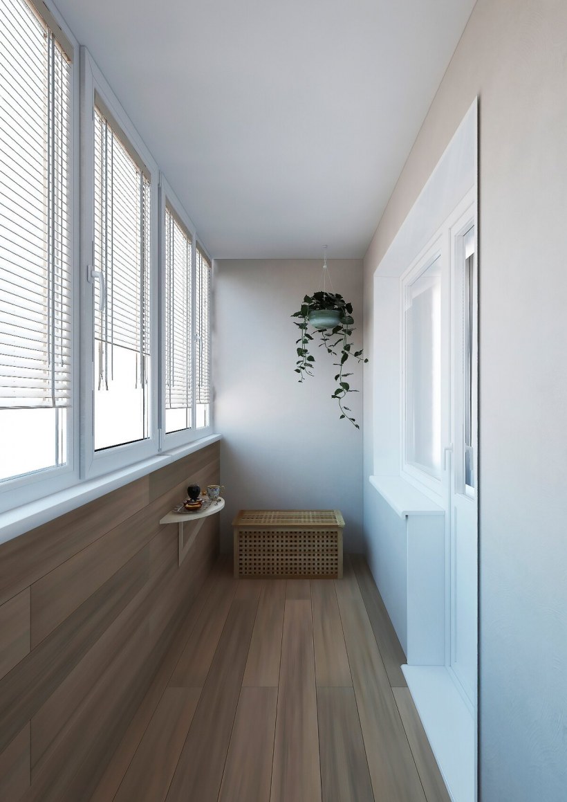 Отделка лоджии