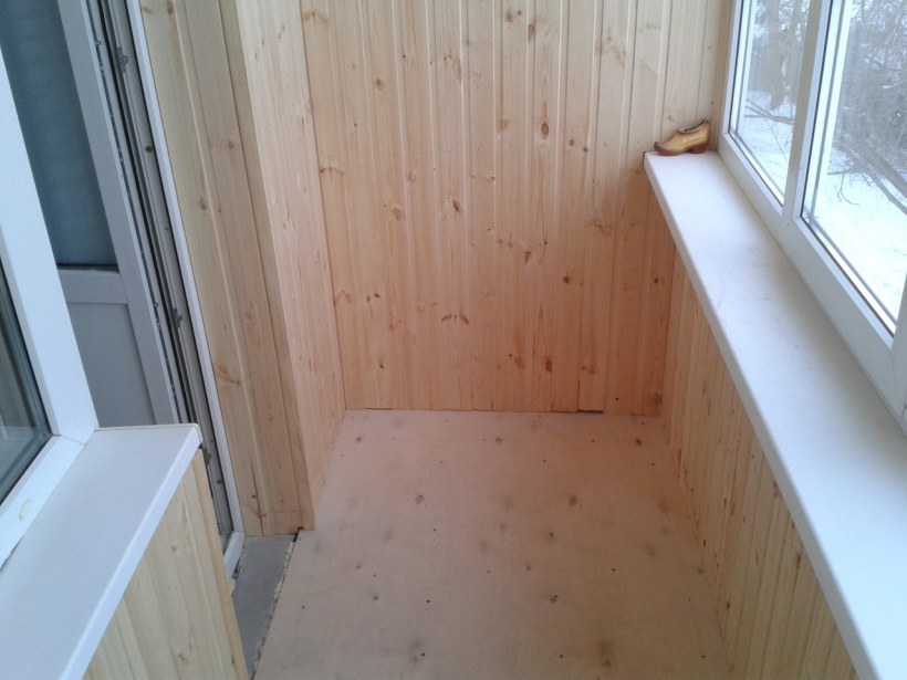 Отделка лоджии