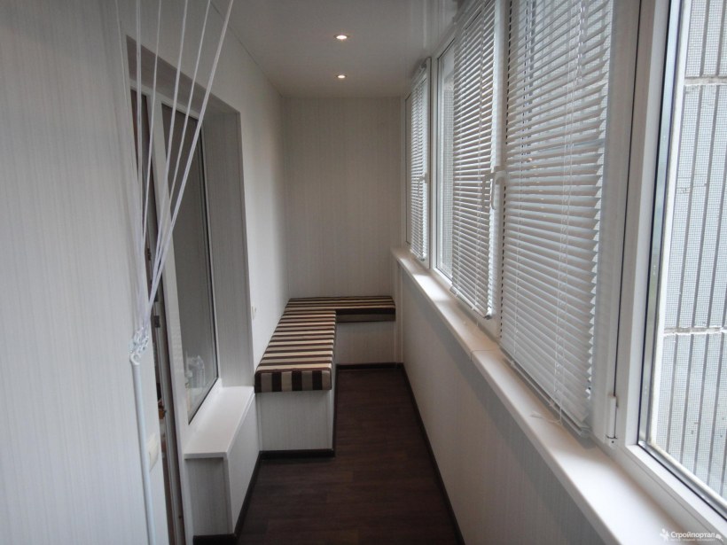 Отделка лоджии