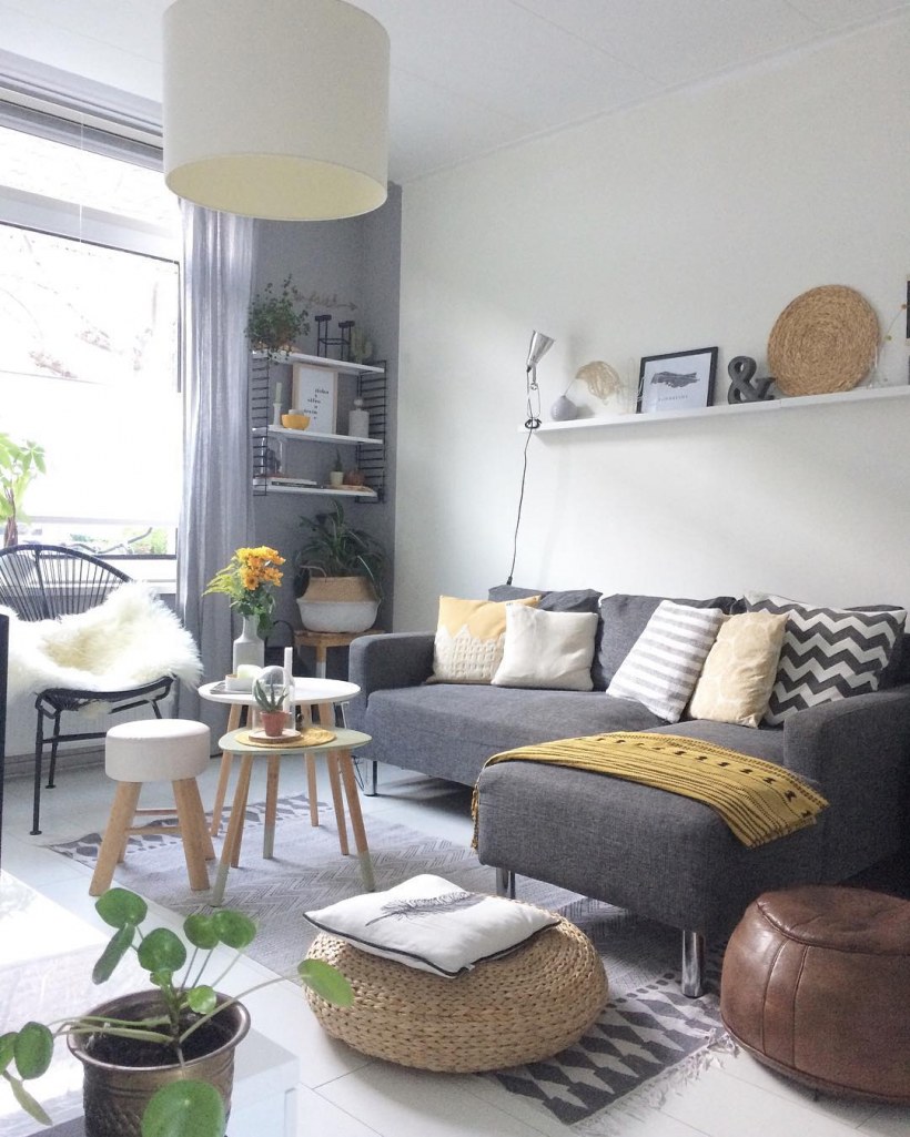 Гостиная-спальня 15м2 икея