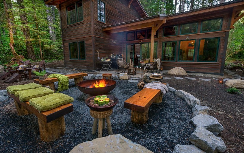 Кострище на участке