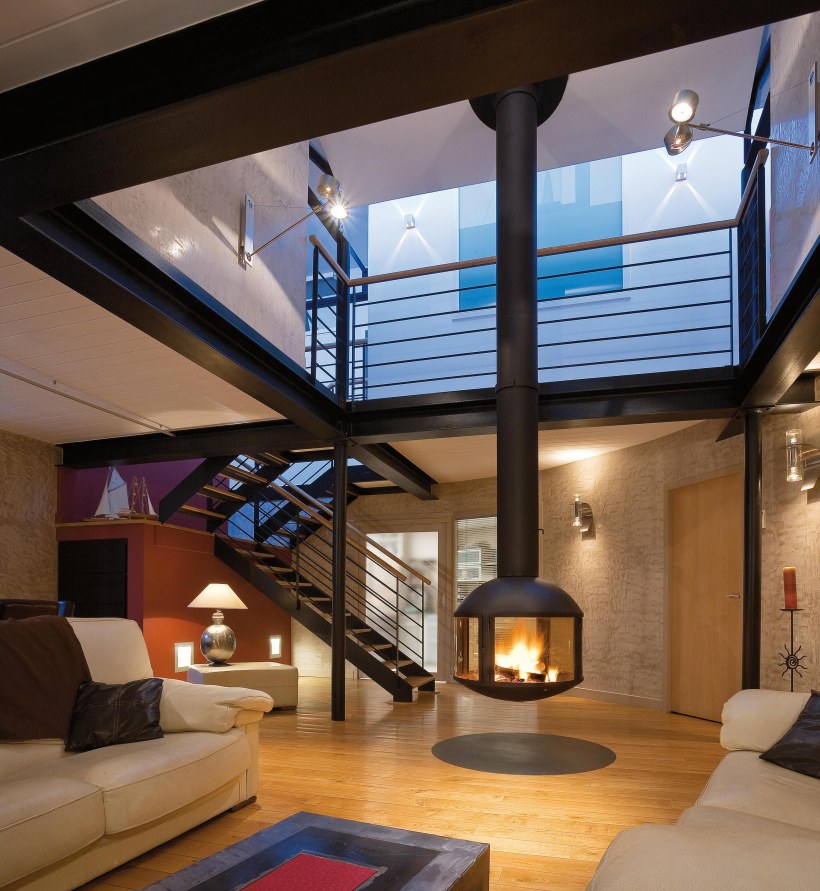 Островной камин Agorafocus 850