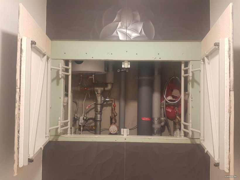 Фальш стена для отопления