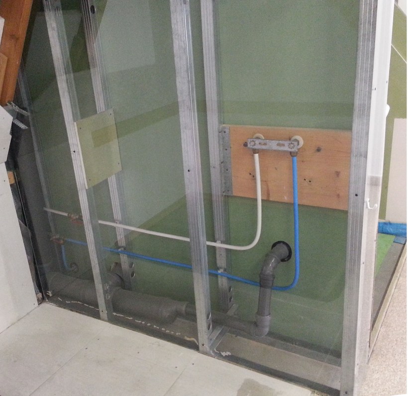 Душевая из ГКЛ Кнауф