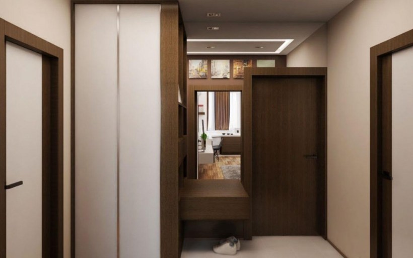 Интерьер маленькой прихожей однокомнатной квартиры