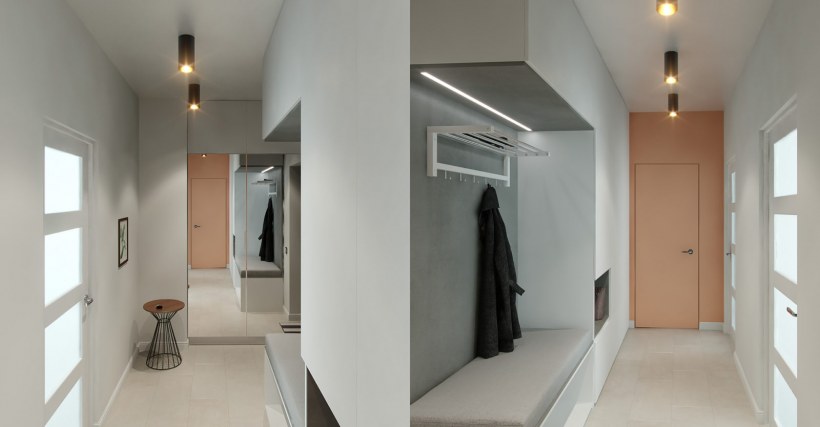 Коридор однушки свет