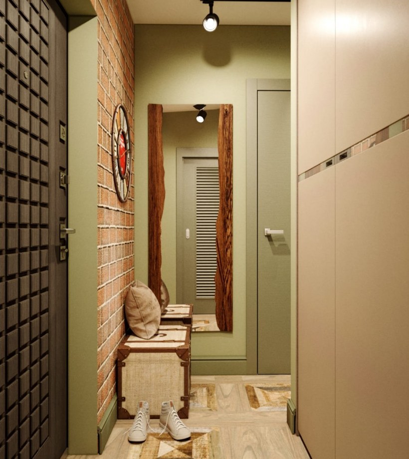 Прихожая в хрущевке 1 комнатной квартиры