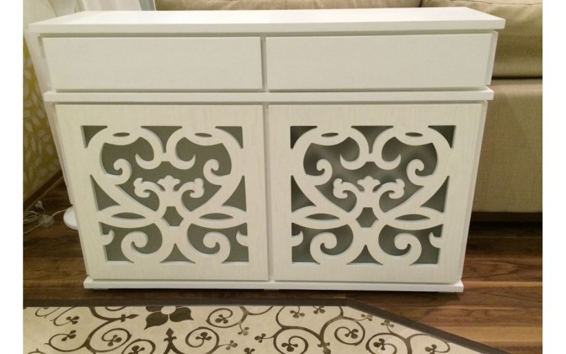 Кухни Неоклассика массив дуба фасад