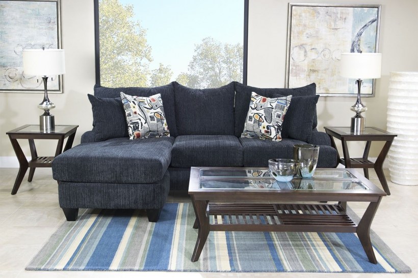 Диван Джефферсон синий